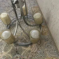 یک عدد لوستر ۵شاخه کاملا سالم|لوستر و چراغ آویز|مشهد, کوی المهدی|دیوار