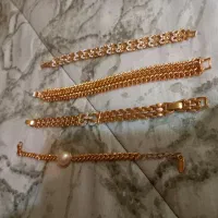 انواع دستبند ژوپینگ طرح طلا هرکدام۶۸۰|بدلیجات|اصفهان, شیخ اشراق|دیوار