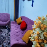 مبل7نفره شیک و خوشرنگ (درحدنو) باعسلی