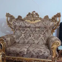 مبل سلطنتی ۹ نفره سالم و شیک|مبلمان خانگی و میز عسلی|آذرشهر, |دیوار