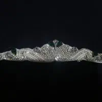 پنل جواهردوزی برای دستمال سرلباس محلی