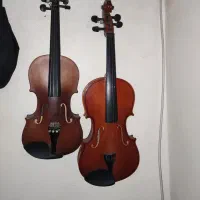 دو عدد ویالون با کیف و تشکیلات