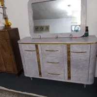 ست میز تلویزیون و آیینه کنسول سالم نو|میز تلویزیون|باقرشهر, |دیوار