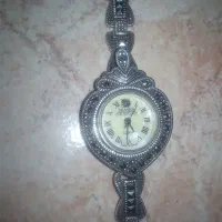 ساعت قدیمی تمام نقره|کلکسیون اشیاء عتیقه|قزوین, |دیوار