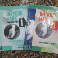 کتاب زبان فمیلی و آن یور مارک on your mark 1&2|کتاب و مجله آموزشی|مشهد, راه آهن|دیوار