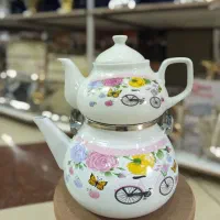 کتری قوری لعابی رسا 6لیتری کد KR06