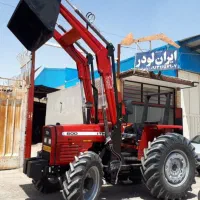 تراکتور ۸۰۰ جفت با بیل جلو تعادل دار