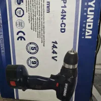 دریل شارژی هیوندای 14.4 ولت مدل HP14N-CD در حد نو