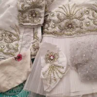 لباس محلی سفید عروسی