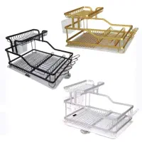 سبد آبچکان بغل سینک ضد زنگ