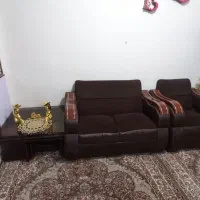 یک دست مبل نه نفرویک ساعت ویک بوفه|حراج|دهگلان, |دیوار