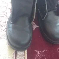 پوتین درجه یک چرم خالص وسبک  نظامی