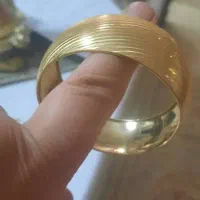 النگو تک پوش طلا دامنه تراش