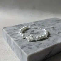 دستبند مرواریدی صدف و رز|بدلیجات|تهران, جیحون|دیوار