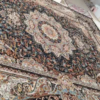 یک جفت قالی نگین مشهد ۷۰۰ شانه ۹متری