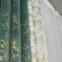 پرده پانچ مخمل طلاکوب ترک،لوکس و شیک