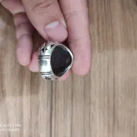 انگشتر عقیق کبود یمنی قدیمی|جواهرات|بجنورد, |دیوار