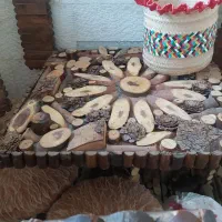 میز و صندلی چوبی دست ساز|میز و صندلی غذاخوری|اندیشه, اندیشه فاز ۴|دیوار