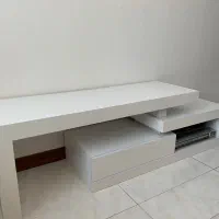 میز تلویزیون ام دی اف سفید