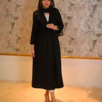 مانتو حریر یقه اینگلیسی