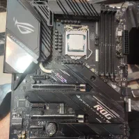 مادربرد rog strix z490f gaming+ CPU g6400 gold
