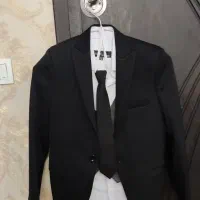 کت شلوار سایز ۳۴ کفش سایز ۳۴ با جلیغه و کروات