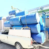 بشکه پلاستیکی|ظروف نگهدارنده، پلاستیکی، یک‌بارمصرف|اسفراین, |دیوار