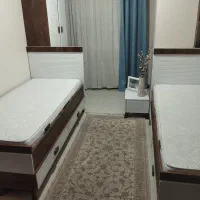 دو عدد تخت و تشک نوجوانی کامل|تخت و سرویس خواب|نهاوند, |دیوار