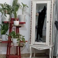 گنجه میز جاکفشی گل ها وپایه ها جاکفشی