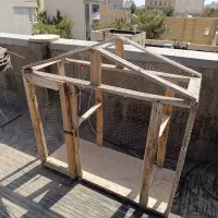 قفس مرغ و خروس یکیش نو یکیش استفاده شده