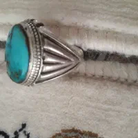 انگشتر فیروزه اصل قدیمی رکاب زنجان