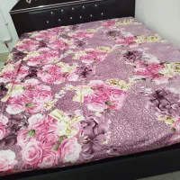 فروش تخت خواب دونفره با تشک و  دراور و کنسول|تخت و سرویس خواب|شاهرود, |دیوار