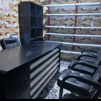 میز مدیریت بزرگ با کتابخانه ابعاد 180