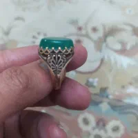 انگشتر عقیق سبز