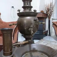 سماور زغالی قدیمی با مهر