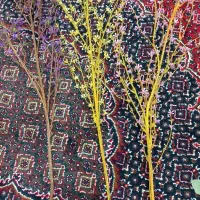 گل رز|گل مصنوعی|بیستون, |دیوار