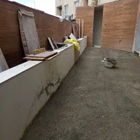 کاشیکاری چسبی دوغابی پله موزاییک تخریب کلی جزیی