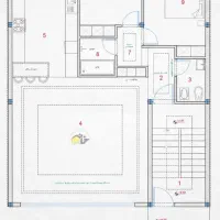یک قطعه زمین به مساحت300مترمربع متری 5/800