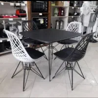 صندلی مدل کارولین/ میز mdf /نشکن