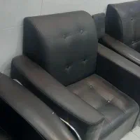 مبل نیم ست اداری چرم