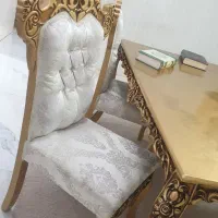 مبل ۷ نفره و میز ناهارخوری ۶ نفره با هم ۱۱ میلیون|مبلمان خانگی و میز عسلی|فردیس, شهرک سپاه|دیوار