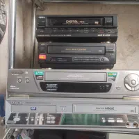 ۴ دستگاه ویدئو vhs خانگی