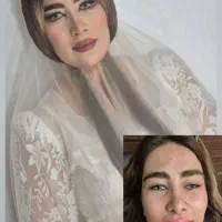 (میکاپ وشینیون فقط۱۲۰۰) ناخن خدمات و اموزش|خدمات آرایشگری و زیبایی|شیراز, کوشک میدان|دیوار