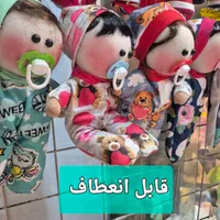 عروسک نوازد نی نی پستونک دار پارچه ای ۲۷ سانت|اسباب‌بازی بچه|مشهد, هفده شهریور|دیوار