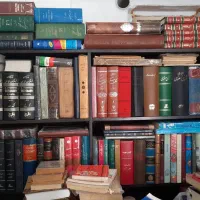 انواع کتاب قدیمی و جدید|کتاب و مجله تاریخی|بومهن, |دیوار