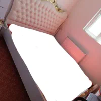 سرویس خواب دونفره تخت کنسول آرایش آینه بزرگ پاتختی