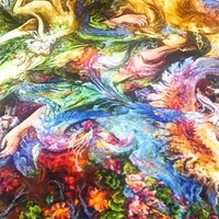فروش ویژ ه مواد اولیه انواع فرش وتابلو فرش|تابلو فرش|اردبیل, |دیوار