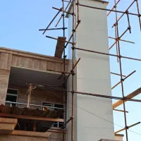 جوشکاری سیار نمای کامپوزیت ساخت حروف چلنیم و نصب