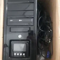 کیس کامپیوتر با تجهیزات کامل + مانیتور سامسونگ