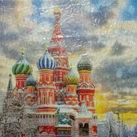 تابلو پازل زیبا روی کاغذ چسبیده|تابلو، نقاشی، عکس|تهران, سجاد|دیوار